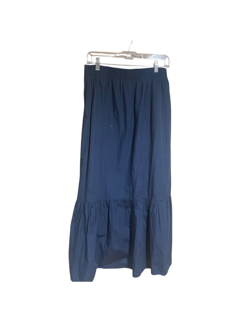 vera wang flounce hem midi skirt